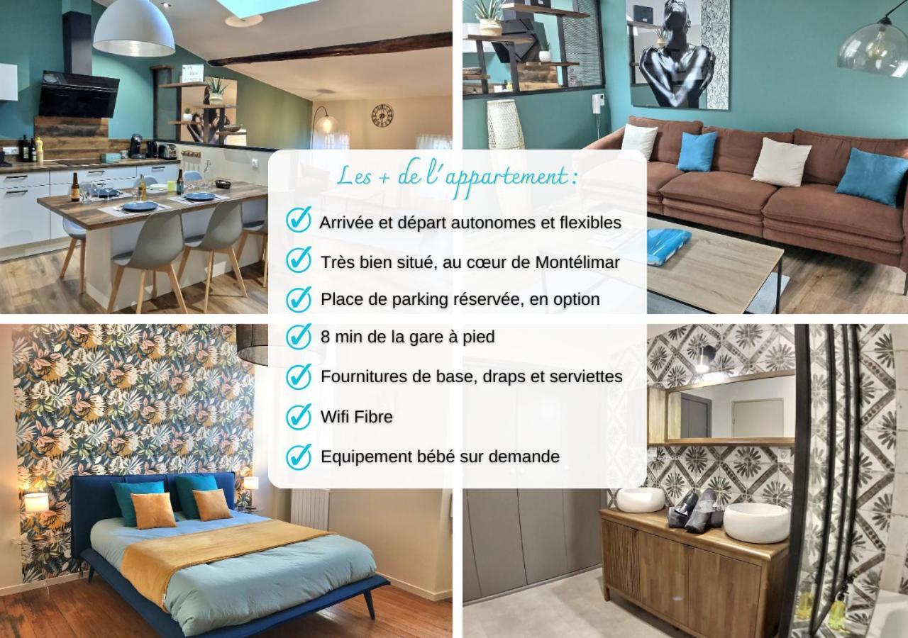 Myzenplace - Duplex 100M2 Cosy, Atypique, Situation Ideale, Parking Монтелимар Экстерьер фото